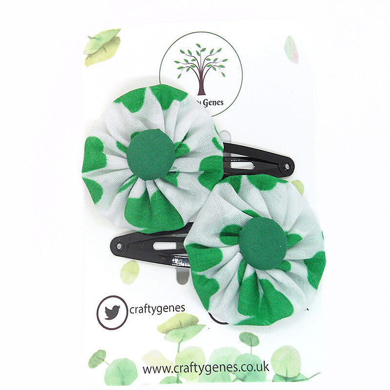 Shamrock Hair Clips