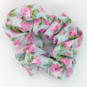 Blue Baby Pink Floral Scrunchie