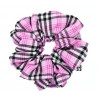 Pink Tartan Mega Scrunchie