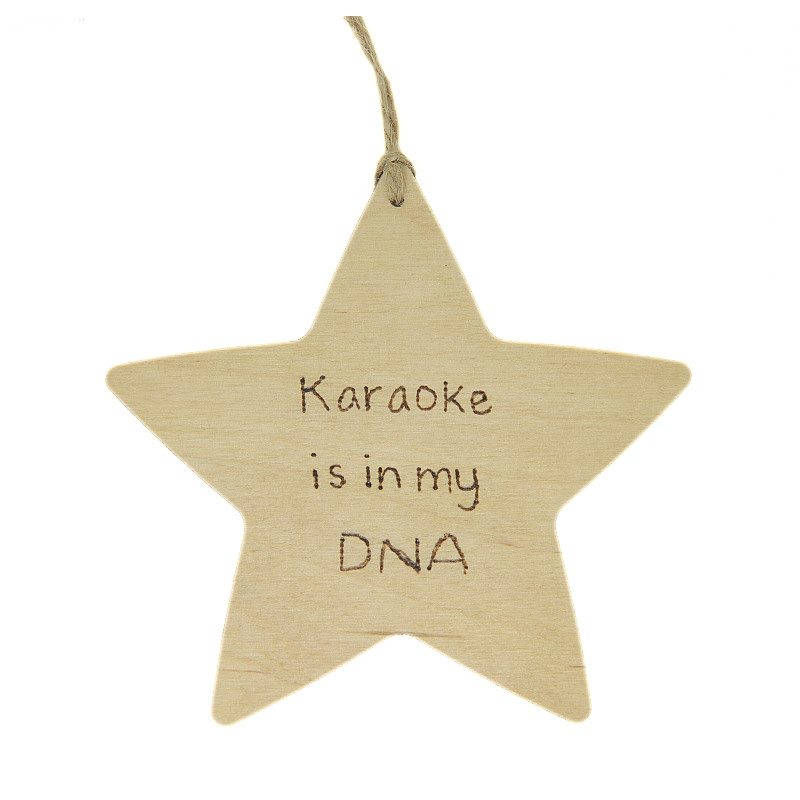 Karaoke is in my DNA - Star Plaque