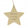 Karaoke is in my DNA - Star Plaque