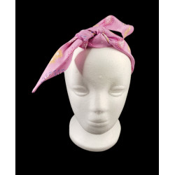 Pink Fireworks Glow in the Dark Self Tie Headband