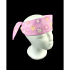 Pink Fireworks Glow in the Dark Self Tie Headband