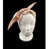 Vintage Pink Floral Self Tie Headband