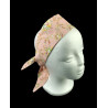 Vintage Pink Floral Self Tie Headband