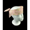 Vintage Pink Floral Self Tie Headband