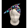 Navy Rubber Ducks Self Tie Headband
