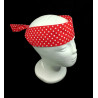 Red Polka Dots Self Tie Headband