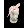 Pink Broderie Anglaise Self Tie Headband