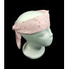 Pink Broderie Anglaise Self Tie Headband
