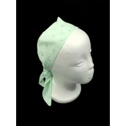 Mint Broderie Anglaise Self Tie Headband