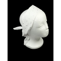 White Broderie Anglaise Self Tie Headband