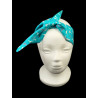 Teal Dolphin Glow in the Dark Self Tie Headband