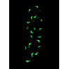 Teal Dolphin Glow in the Dark Self Tie Headband
