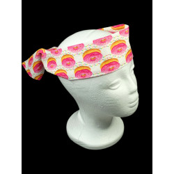 Pink Doughnuts Self Tie Headband