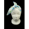 Blue Cupcakes Self Tie Headband