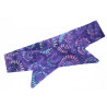 Purple Batik Self Tie Headband