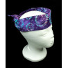 Purple Batik Self Tie Headband