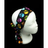 Rainbow Skulls Self Tie Headband