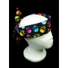 Rainbow Skulls Self Tie Headband
