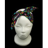 Rainbow Mushrooms Self Tie Headband