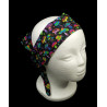 Rainbow Mushrooms Self Tie Headband