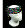 Rainbow Mushrooms Self Tie Headband