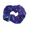 Purple Batik Scrunchie