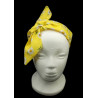 Yellow Daisy Self Tie Headband