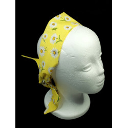 Yellow Daisy Self Tie Headband
