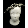 Floral Skulls Self Tie Headband