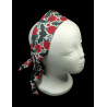 Bat & Roses Self Tie Headband