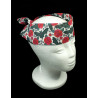 Bat & Roses Self Tie Headband