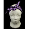 Purple Witchy Self Tie Headband