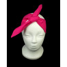 Plain Cerise Self Tie Headband