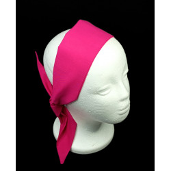 Plain Cerise Self Tie Headband