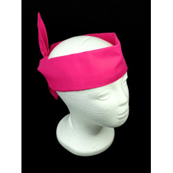 Plain Cerise Self Tie Headband