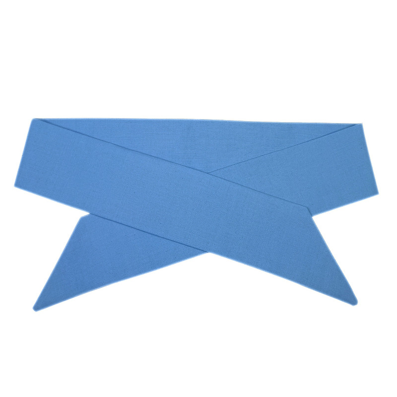 Plain Cornflower Blue Self Tie Headband