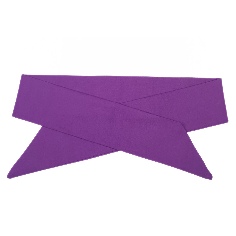 Plain Lollipop Purple Self Tie Headband