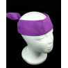 Plain Lollipop Purple Self Tie Headband