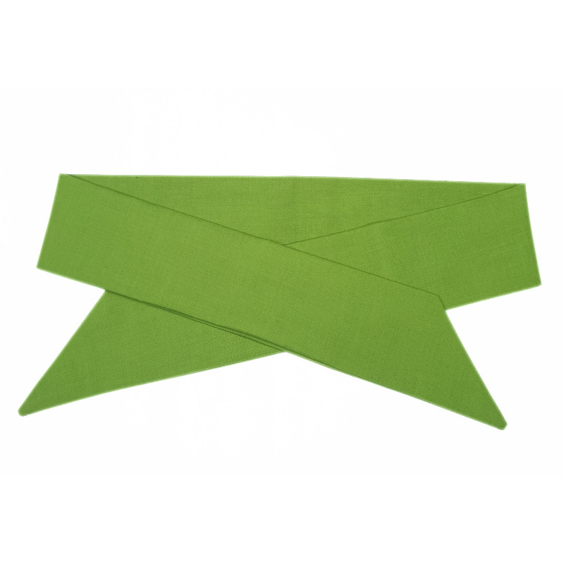 Plain Pear Green Self Tie Headband