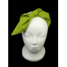 Plain Pear Green Self Tie Headband