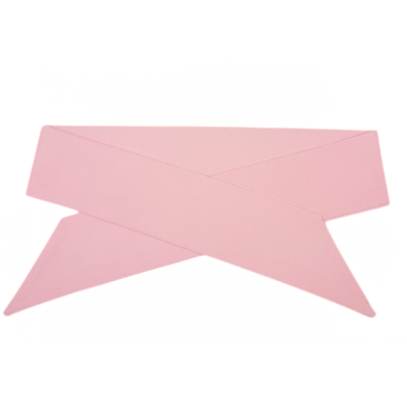 Plain Pink Self Tie Headband