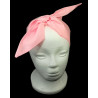 Plain Pink Self Tie Headband