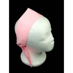 Plain Pink Self Tie Headband