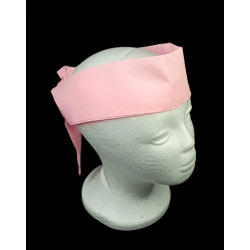 Plain Pink Self Tie Headband