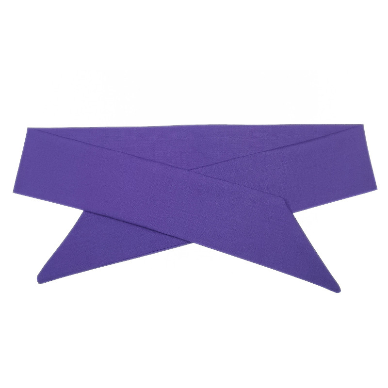 Plain Purple Self Tie Headband