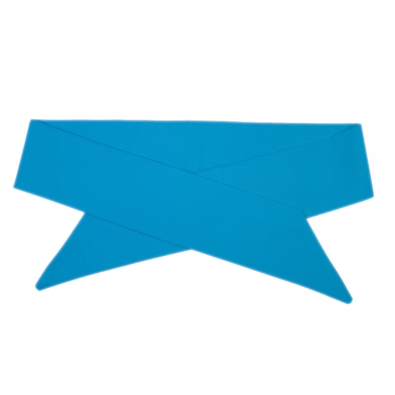 Plain Turquoise Self Tie Headband