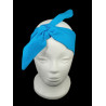 Plain Turquoise Self Tie Headband