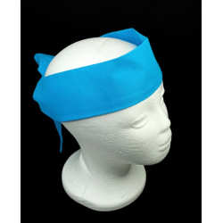 Plain Turquoise Self Tie Headband